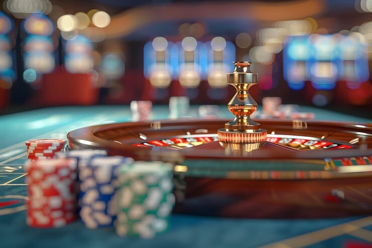 slotguru88 4D Number Game live dealer studio with multiple camera angles and real-time draw display